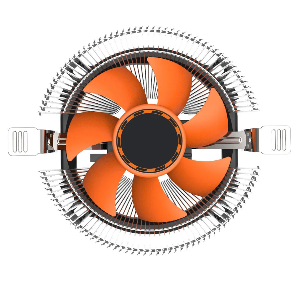 CPU تبريد تبريد 1155 مروحة غرفة تبريد ماستر مروحة تبريد 7 شفرة PC مروحة كمبيوتر ل إنتل LGA 775 1155 1156 AMD 754 AM2 кулер