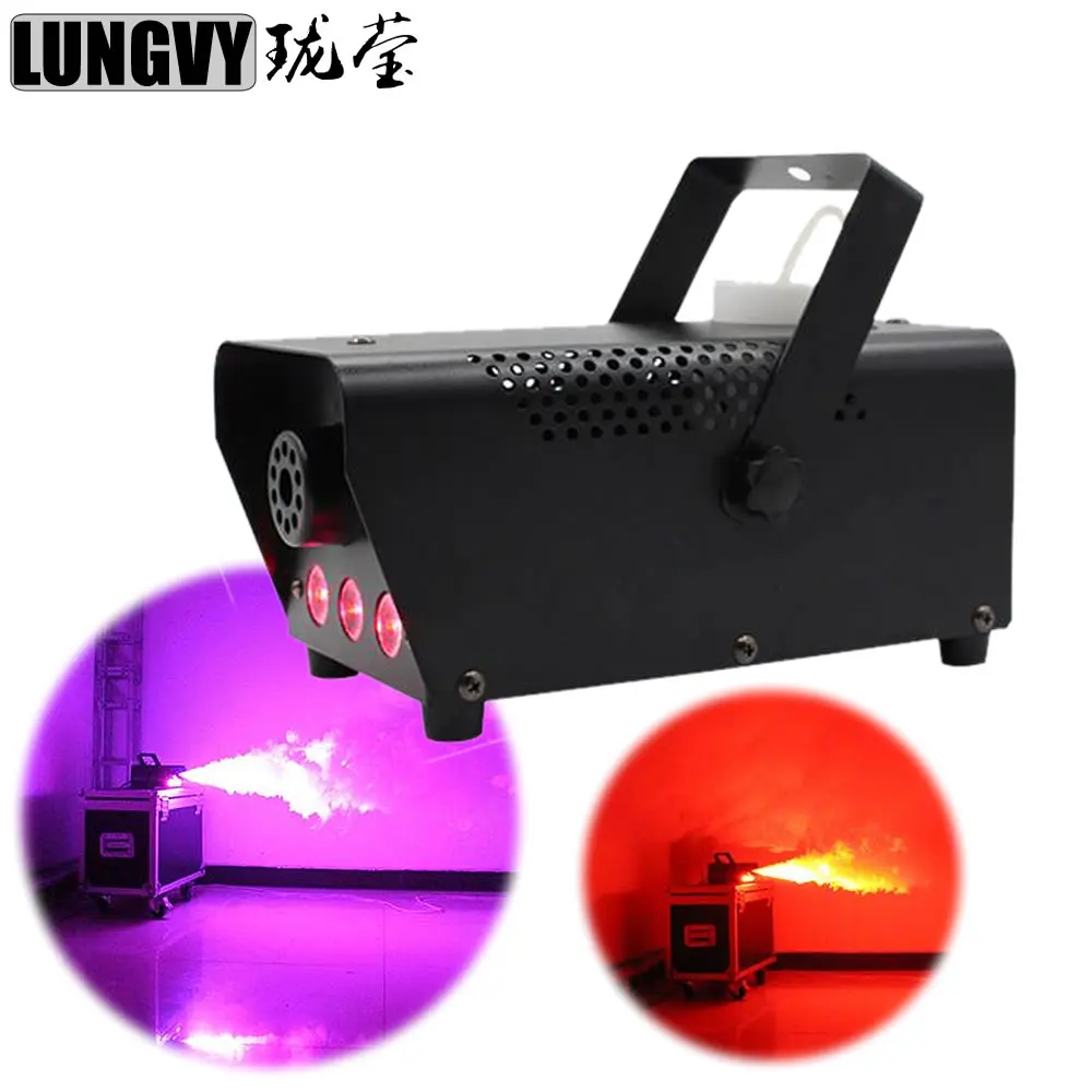 Free Shipping 400w RGB 3 in 1 Led Fog Machine Smoke Effects For Stage Event Wedding Remote