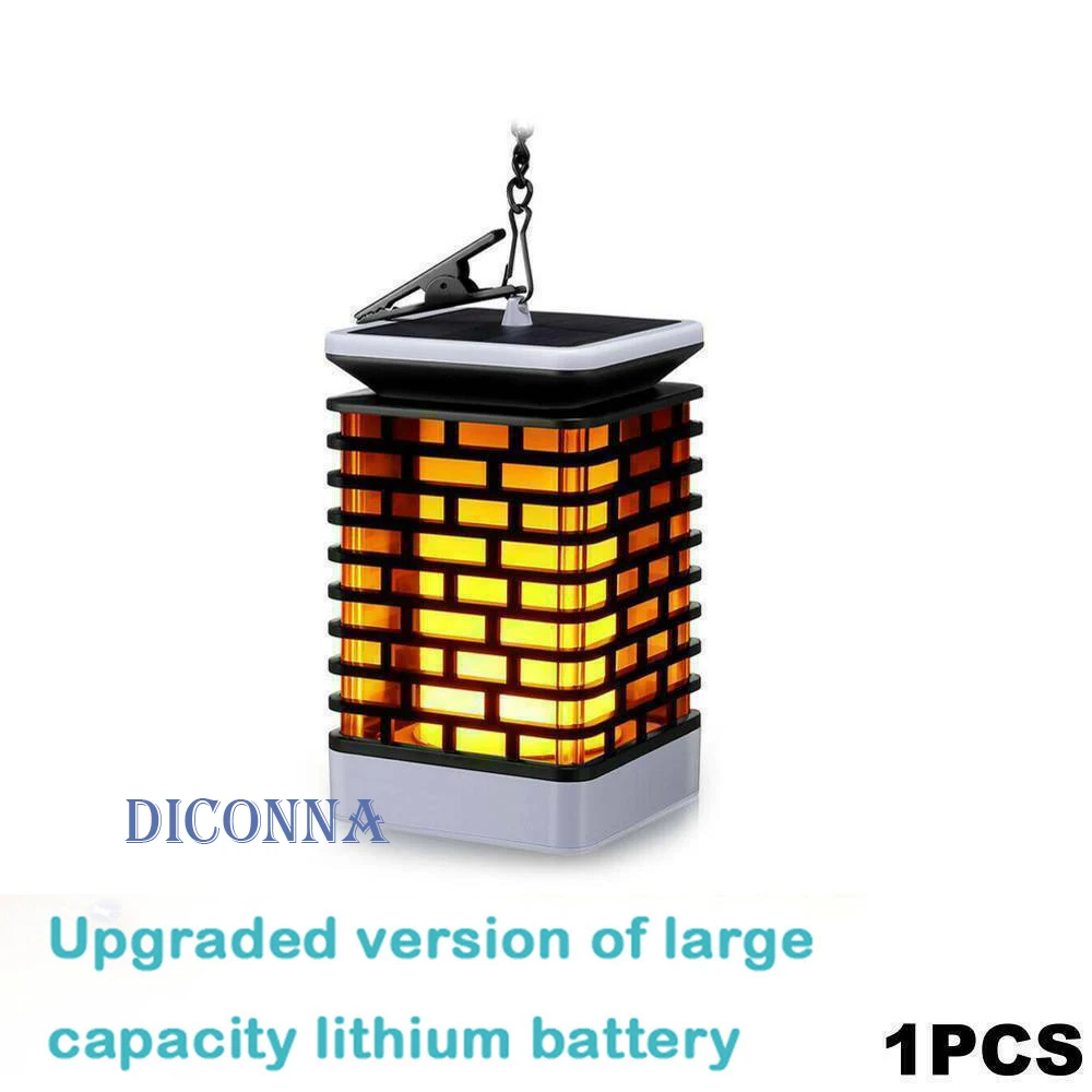1 шт. пламенный солнечный светильник 99 светодиодные мерцающие танцевальные лампы для сада