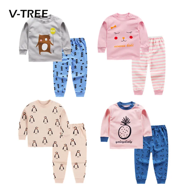 

Toddler Baby Boys Girls Pyjamas Sleepers Print Newborn Pajamas Clothes Nightwear Full Sleeve Infant Sleepwear roupa infantil