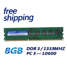 KEMBONA ram DDR3 1333MHz 8GB PC10600 8GB (for A-M-D motherboard) Brand New Ram for Desktop RAM Memory / Free Shipping!!!