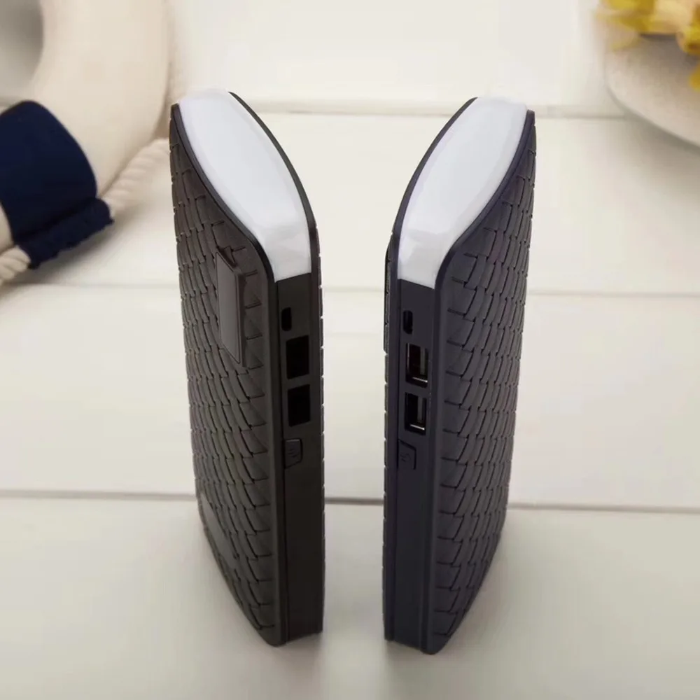 Портативный внешний аккумулятор 20000 мАч 18650 пауэрбанк с двумя USB портами зарядное