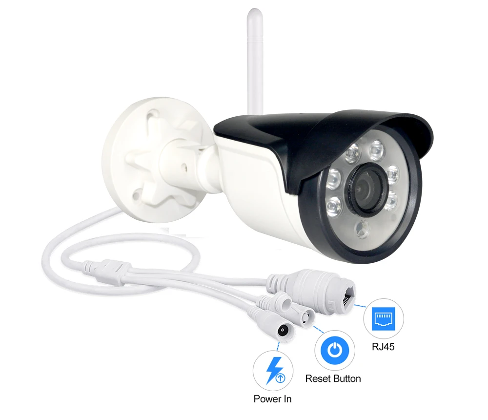 Camhi IP камера Wifi 1080P 960P 720P ONVIF Беспроводная Проводная P2P CCTV цилиндрическая наружная