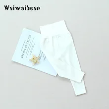 Waiwaibear/Новинка; сезон осень-зима; штаны для малышей; плотные штаны для новорожденных мальчиков и девочек; шаровары; длинные штаны