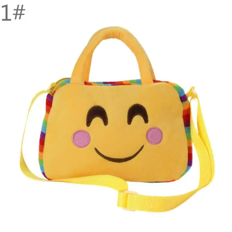 

Lovely Children Cartoon Pattern Handbag Plush Doll Portable Bag Shoulder Bag Kindergarten School Bag for Kids Cute Handbags Y4