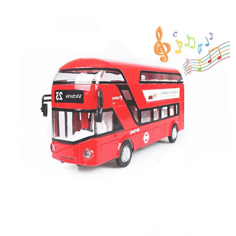 City Bus Music Light Toy Designed for Londoners Kids Children Playing Game (7)