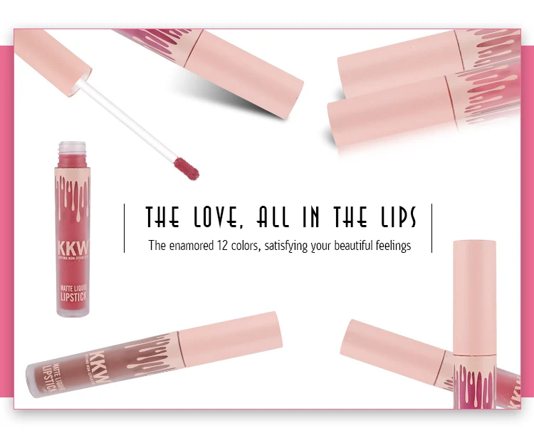 Новая помада кайли дженнер матовая Kkw Llipstick стойкая бархатная помада для губ окрашивание губ макияж день рождения коллекция блеск для губ