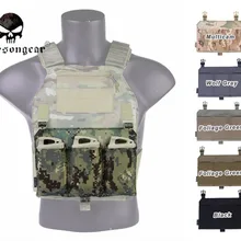 Emerson тактический быстрый зажим передняя Панель Emerson Съемная Platebag тройной M4 подсумок для 4019/4020 жилет EM6407