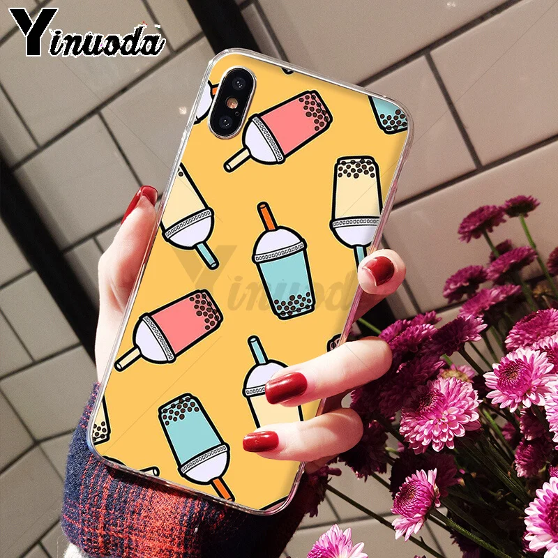 Summer drink milk tea bubble tea