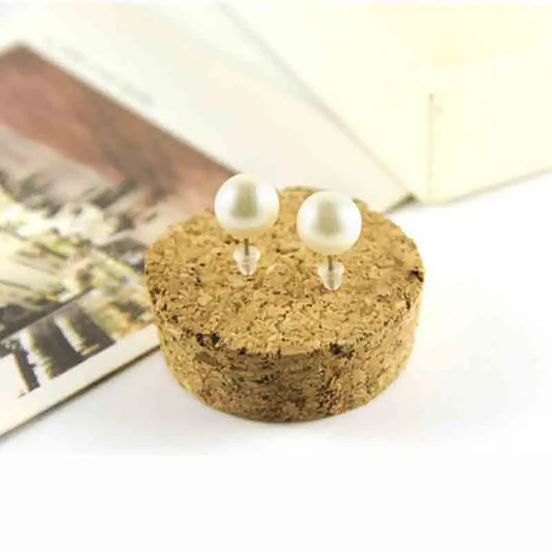 

High quality round pearl earrings ladies nightclub fashion accessories