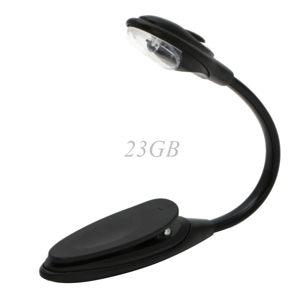 

Mini Portable Striking White LED Light Clip Booklight Travel Book Reading Lamp O06