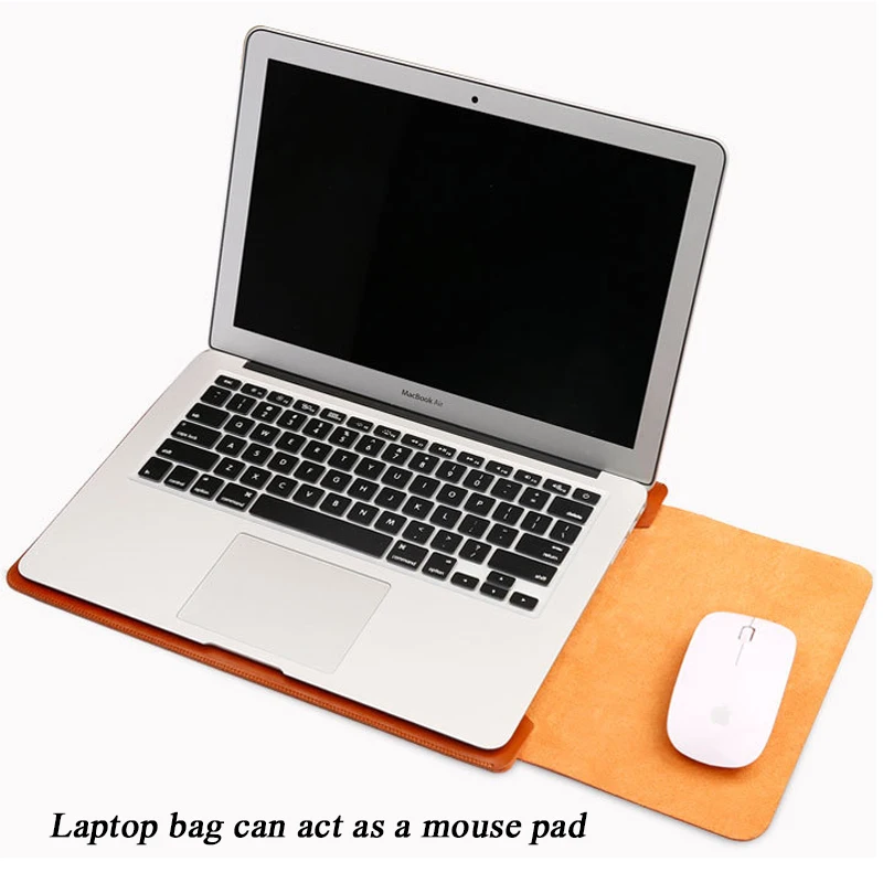 Mouse Pad Pouch Notebook Case for Xiaomi Macbook Air 11.6 12 13 Cover Retina Pro 13.3 15 15.6 Fashion Laptop Sleeve Leather Bag Mouse Pad Pouch Notebook Case for Xiaomi Macbook Air 11.6 12 13 Cover Retina Pro 13.3 15 15.6 Fashion Laptop Sleeve Leather Bag