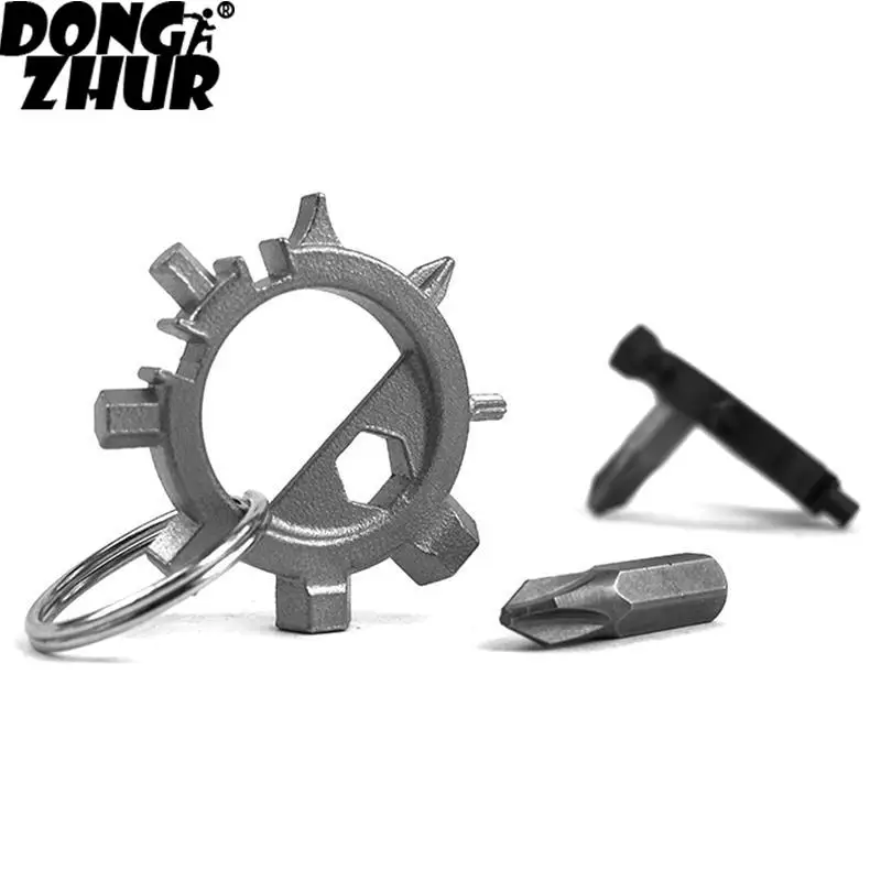 

EDC Multifunctional Gear Outdoor Multi Octopus Bicycle Repair Tools Screwdriver 12 Function Pocket Survival Tool HW141