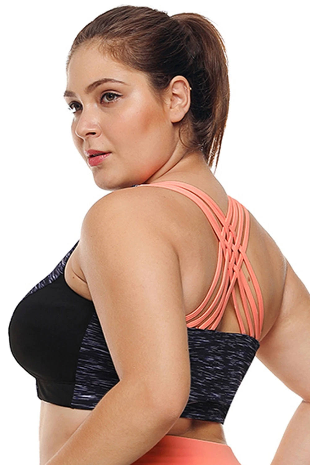 Plus Size Strappy Sports Bra Store, SAVE 37% 