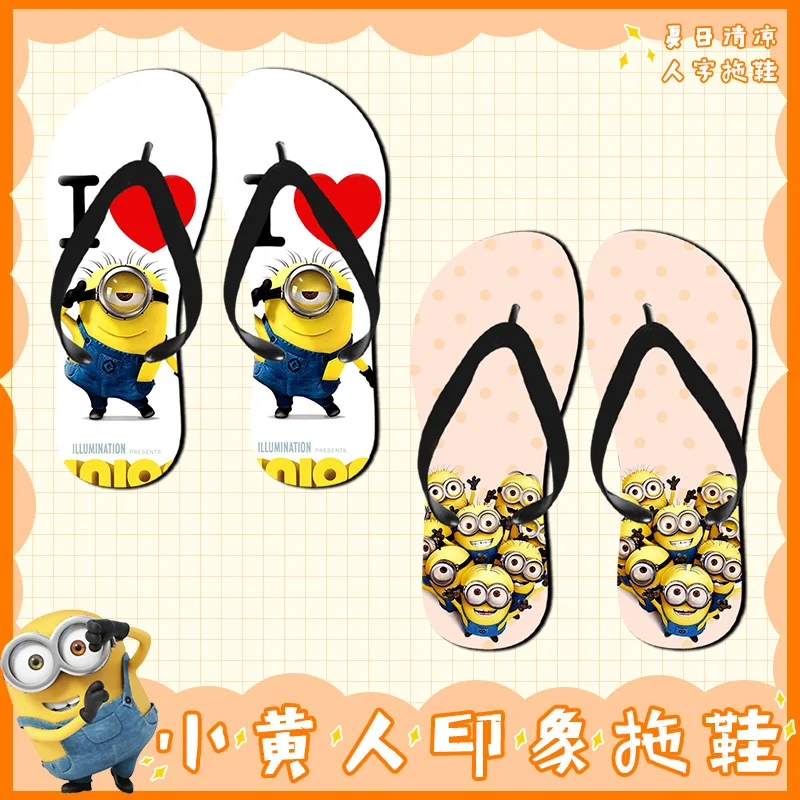 minion flip flops adults