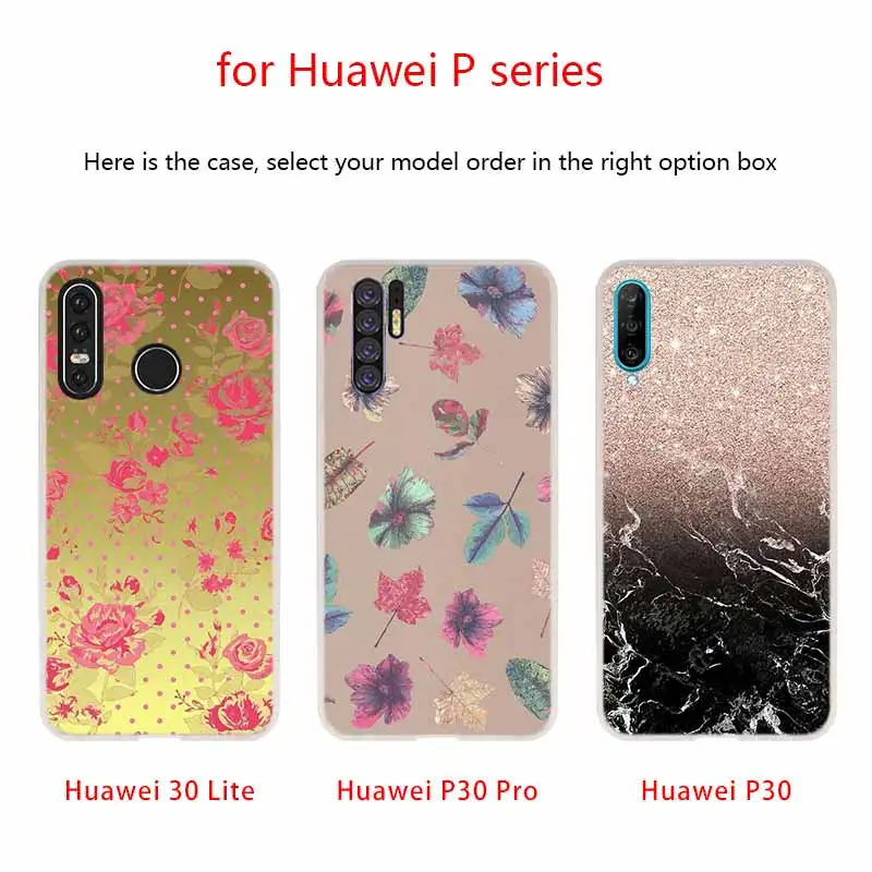 Мягкий чехол для Huawei P40 P30 P20 Pro P10 Lite e Plus P Samrt Z 2020 2019 из розового золота|Бамперы| |