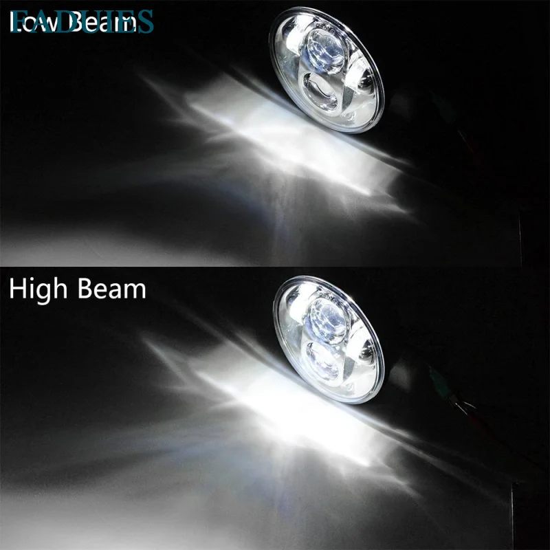  FADUIES Black 5.75 Inch Motorcycle Projector LED Headlight With bracket For Honda VTX 2002-2008 VTX - 32991514210