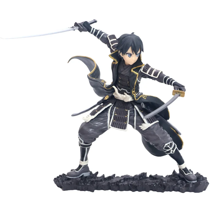 Sword Art онлайн фигурка игрушки SAO Kirito Goukai 16 см Черный Тигр Kirigaya Kazuto модель игрушки рождественские подарки