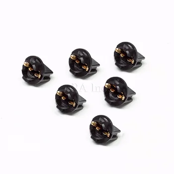 

PA LED 20pcs x T10 168 194 Pinball Lamp Light Bulb Socket Twist Lock Wedge instrument Base Socket