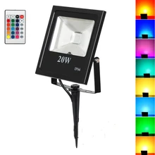 Прожектор Светодиодная лампа мощностью 10 Вт, 20 Вт, 30 Вт, 50 Вт IP66 водонепроницаемый Светодиодный прожектор Светодиодный отражатель точечный прожектор AC85-265V газон л