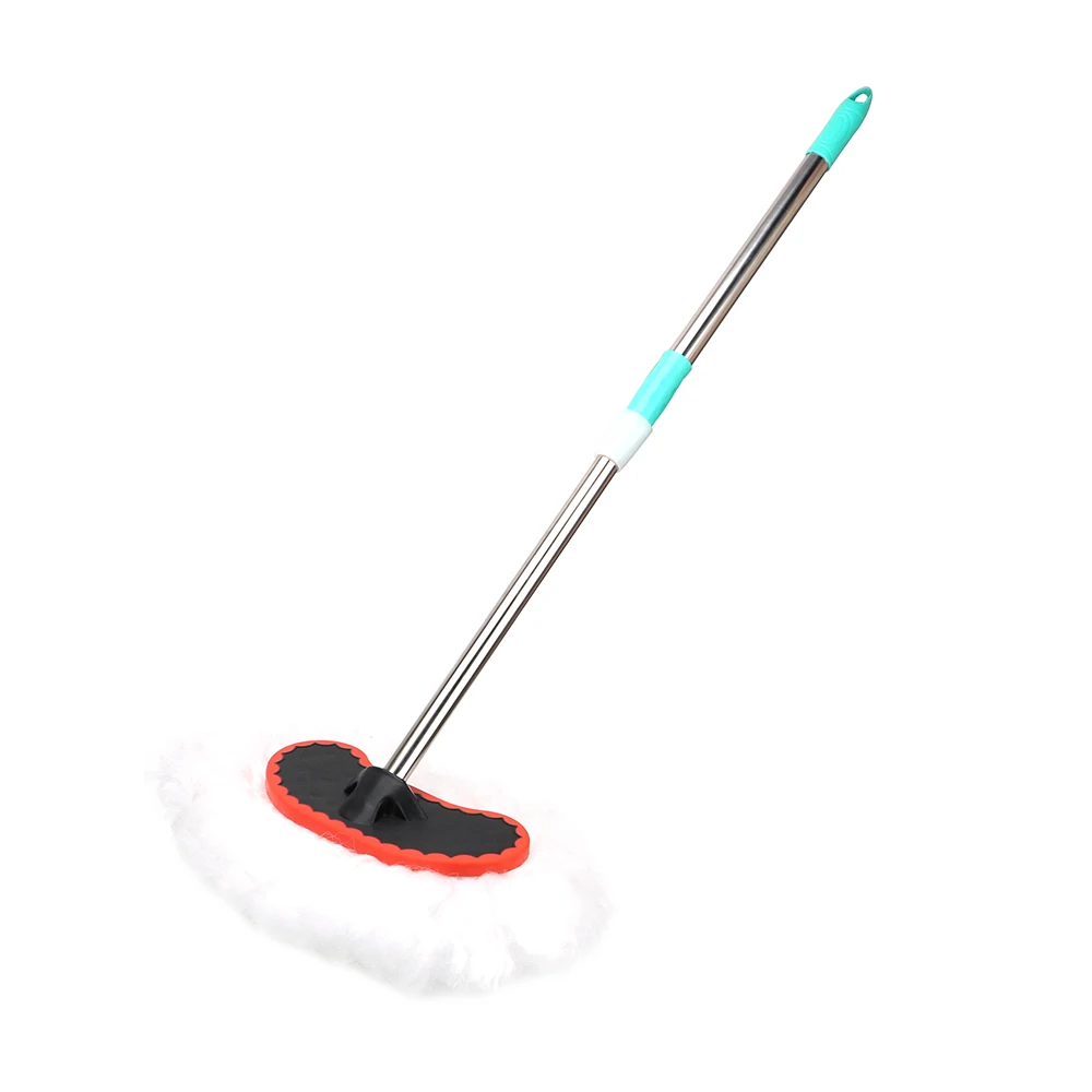 LEEPEE Adjustable Telescopic Wiping Mop Automobiles Brushes Cleaning Tool Supplies Soft Milk Silk Mop Car Wash Brush