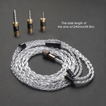 

OKCSC Multifunction The Awesome Plug Adapter HiFi Cables Kit Sets 4.4mm/2.5mm Balance Jack 3.5mm Stereo Earphone DIY Accessories