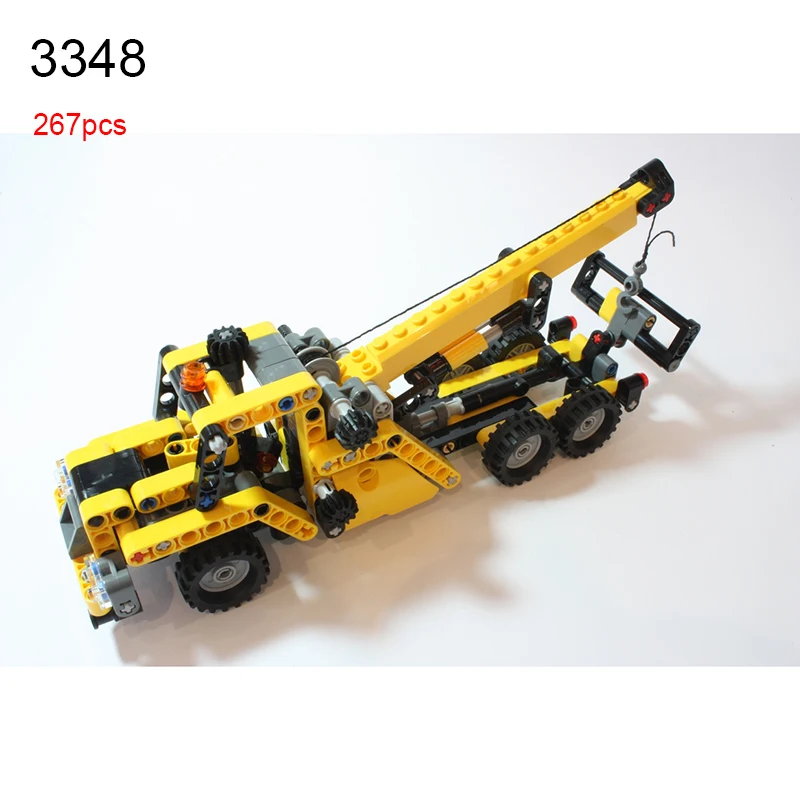 3348/3349 мобильные краны серии технологии строительные блоки DIY Развивающие Кирпичи