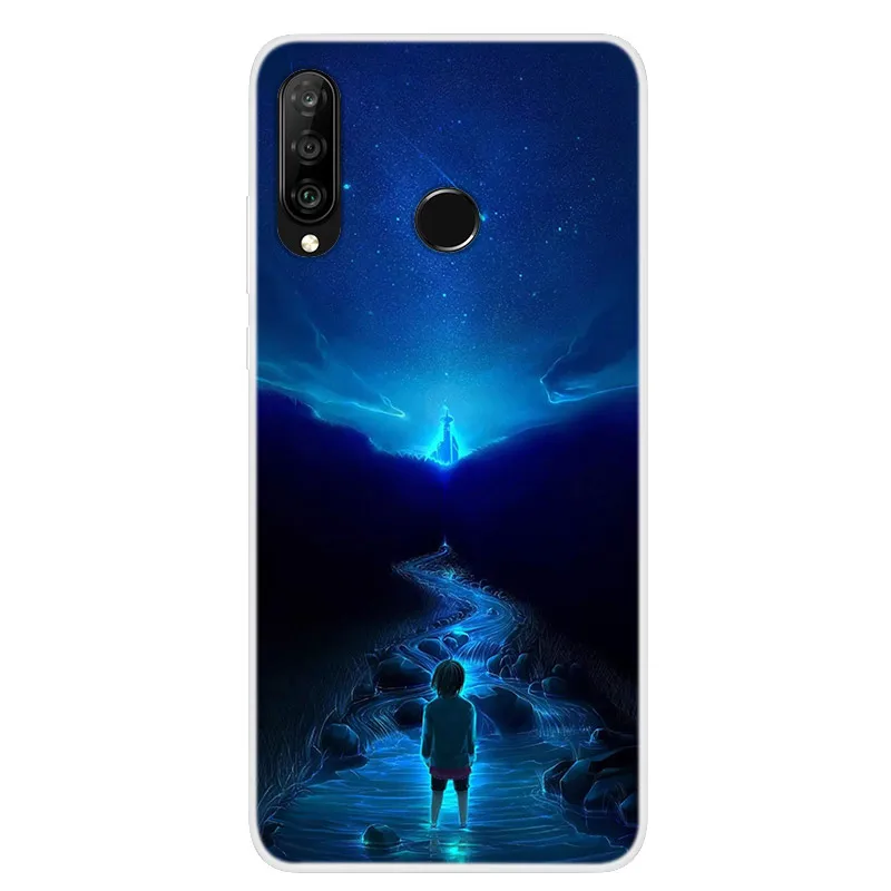 as photo 5 Популярный чехол для huawei Nova 4e, чехол 6,15 дюйма, силиконовый крутой чехол с принтом, мягкий ТПУ чехол для телефона, для huawei P30 lite, чехол Nova 4e Funda - Цвет: as photo 5