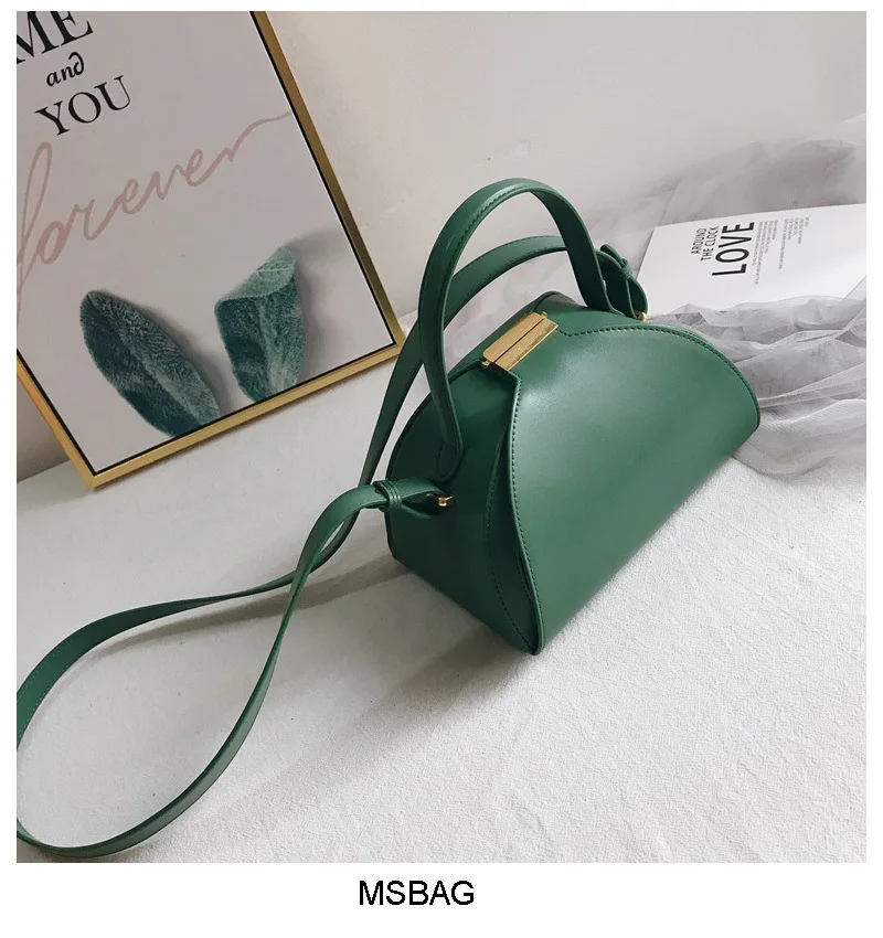 Genuine leather chain shoulder bags for women luxury handbags women bags designer fashion shoulder messenger bags for lady - Цвет: GREEN