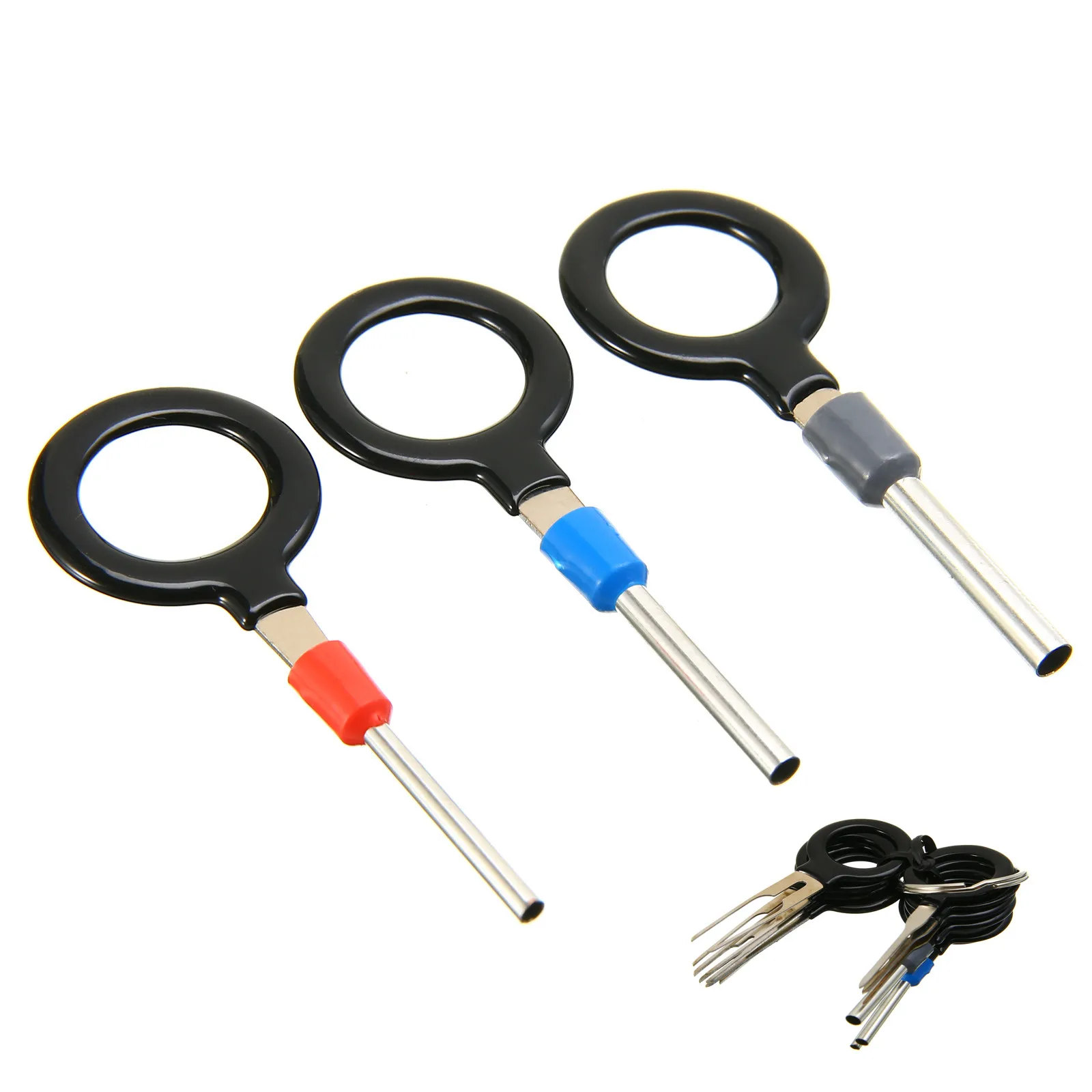 11PCS Auto Wiring Crimp Connector Pin Removal Key Tool Kit Car Electrical Terminal Removal Key for CAR SUV Pickup Off-road