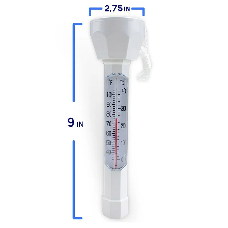 Для бассейна, спа-ванна плавающая температура воды термометр струна F/C дисплей инструмент SKD88