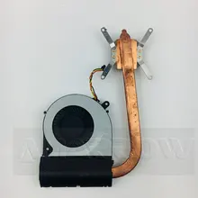 Охлаждающий вентилятор для ноутбука, кулер для процессора TOSHIBA C850 C855 L850 C50 C55, радиатор для процессора+ латунный радиатор