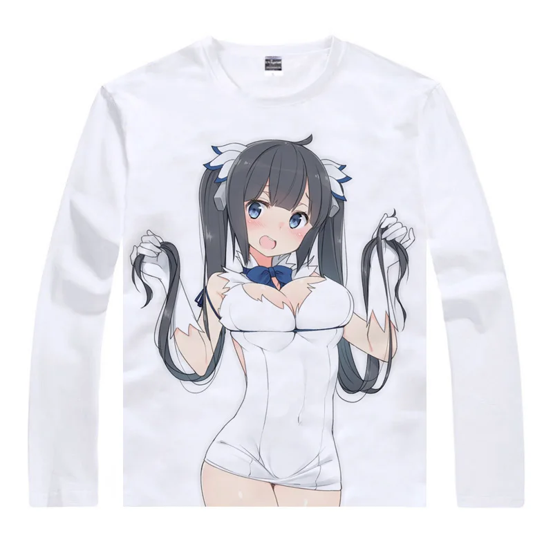 Coolprint Футболка с изображением в стиле аниме DanMachi Familia футболка миф мульти стиль