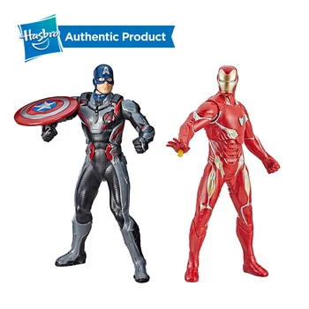 

Hasbro Marvel Avengers Avengers Iron Man Captain America 13-Inch-Scale Figure Featuring 20+ Sounds and Phrases
