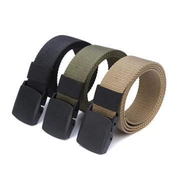 

Hot Sale Men's Tactical Belt Military Nylon Belt Outdoor Multi-function Training Belt 3 Color Strap Buckle Belt