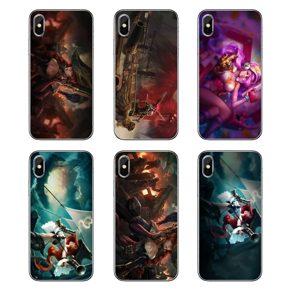 Для samsung Galaxy Note 8 9 S9 S10 A8 A9 Star Lite Plus A6S A9S мисс Фортуна Суэйн League of Legends мягкий