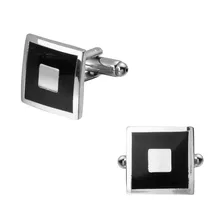 Men’s shirts Cufflinks high-quality copper material The box shaped Cufflinks 2 pairs of packaging for sale