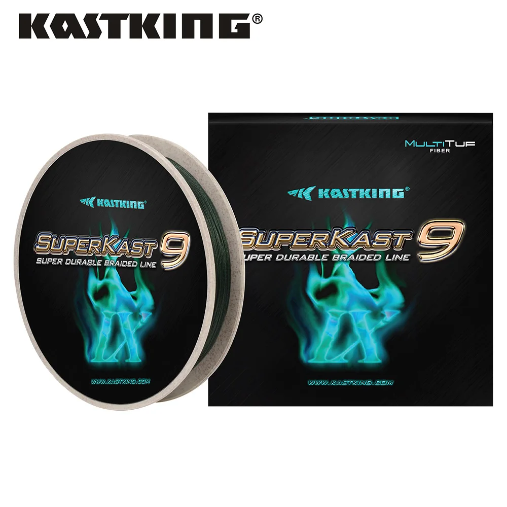 

KastKing SuperKast 9 Strand 300m Moss Green PE Braided Fishing Line 4.6-36.3KG Multifilament Line 10 15 20 30 40 50 65 80LB