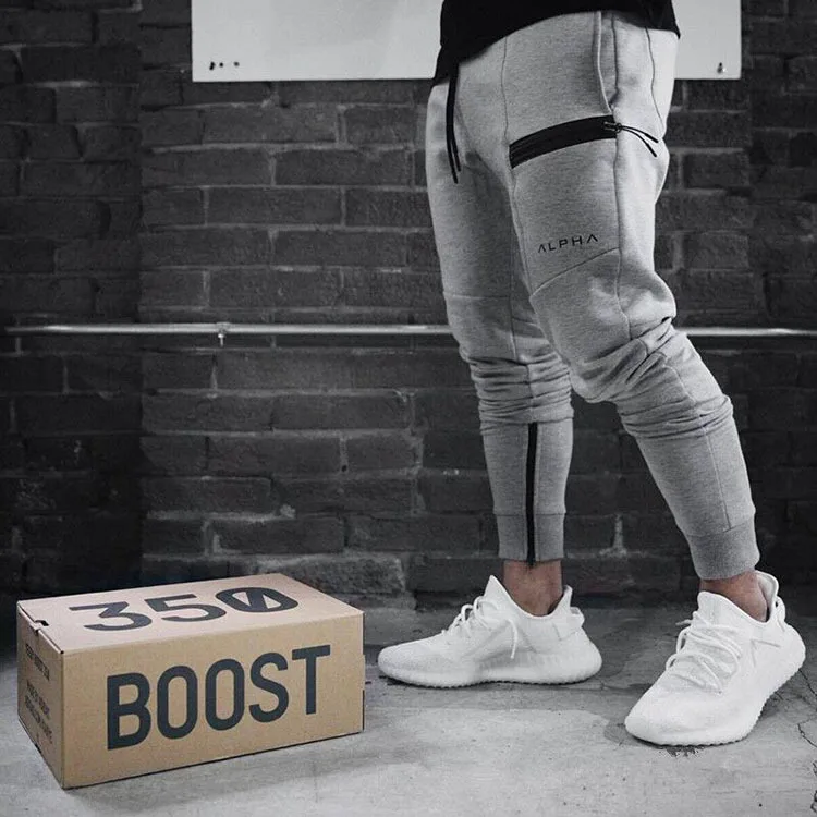 

Muscle Fitness Exercise Running Training Slim Pants Men's Leisure Pants