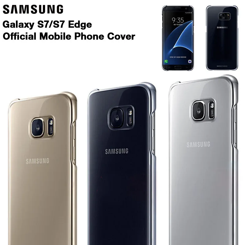 Официальный чехол для мобильного телефона samsung для samsung Galaxy S7 S7 Edge прозрачный защитный чехол ультра тонкий защитный чехол