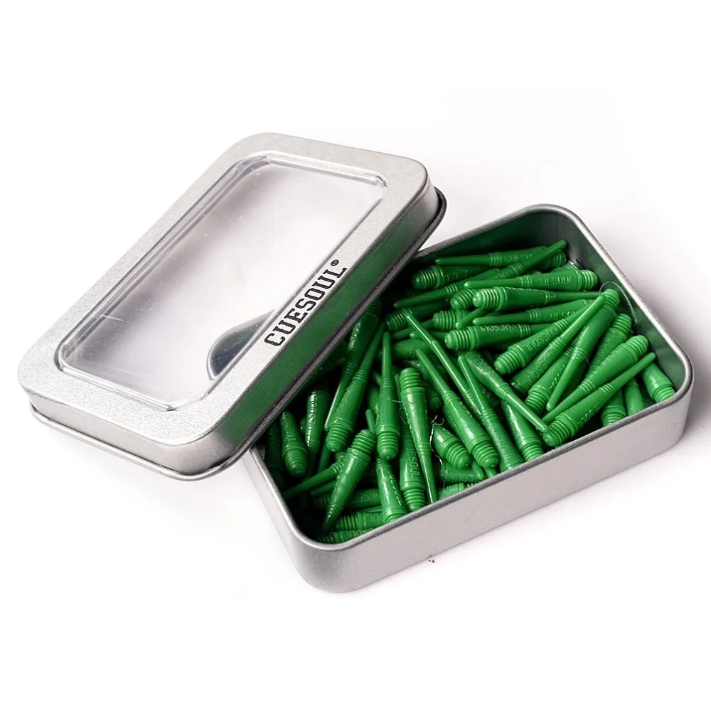 

CUESOUL 50 Pieces Green Soft Tip Points For Soft Tip Darts
