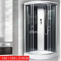 H8003 Бытовая ванная душевая Высококачественная домашняя цельная интегрированная ванная комната сауна комнаты душевые комнаты (100x100x210 см)