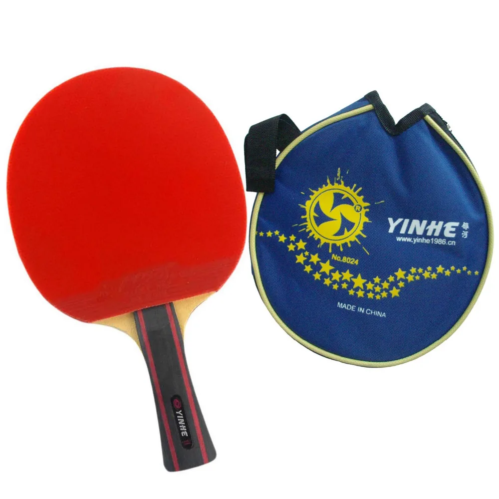 

Galaxy Milky Way Yinhe 06B 06 B 06-B Pips-In Table Tennis Racket Long Shakehand FL with Case for Ping Pong