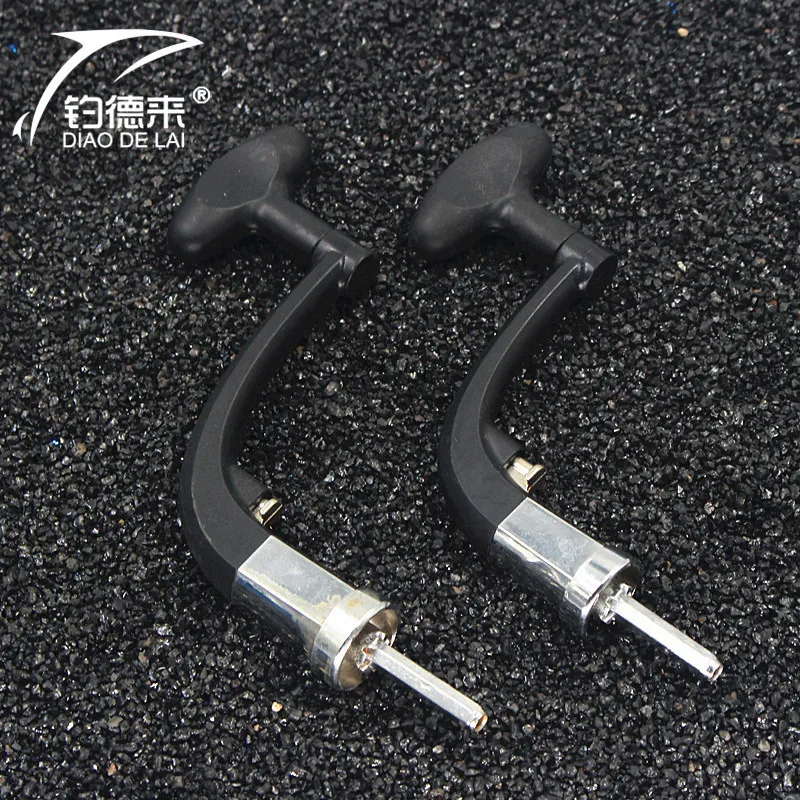 High Quality Black Middle/Large Fishing Wheel Handle Fishing Reel Rocker without rocker Cover Folding Fish Tackle Accesorries High Quality Black Middle/Large Fishing Wheel Handle Fishing Reel Rocker without rocker Cover Folding Fish Tackle Accesorries