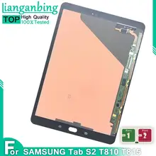 lcd Tab S2 9,7 дюймов T810 T815 дисплей сенсорный экран дигитайзер Сенсорная панель Замена для samsung Galaxy