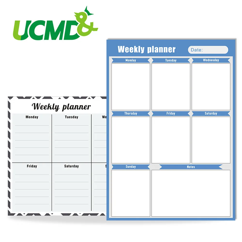 

Magnetic Calendar Daily Weekly Planner Eraseable WhiteBoard Fridge Schedule Sticker for Home Kitchen Office Custom Language
