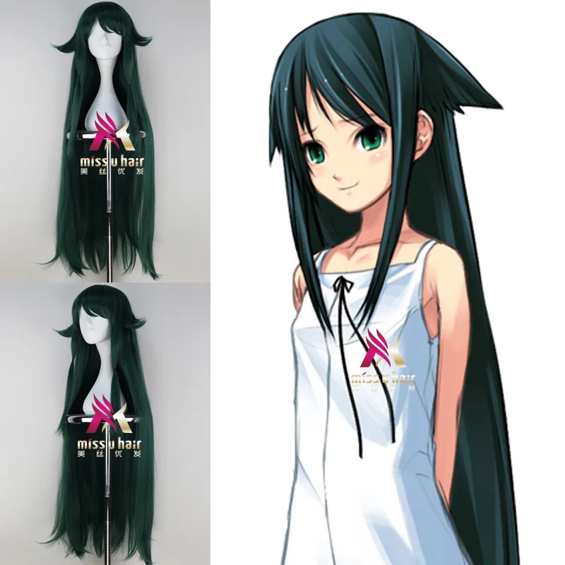 

Hot Japanese Anime halloween Saya No Uta Saya Scale Painted Figure cosplay party wig adult +wig cap