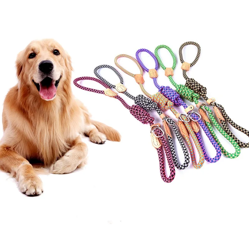 

Retractable Nylon Dog Leash Rope Pull Running And Training Traction Rope Chain Leash Dog Leash Dog Chain 6 Color