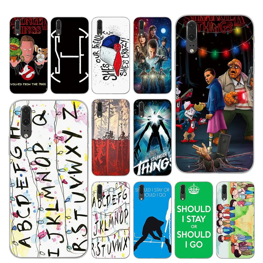 

should stay Stranger Things Phone Case for Huawei P30 P20 P10 Mate 10 20 Pro Lite Cover