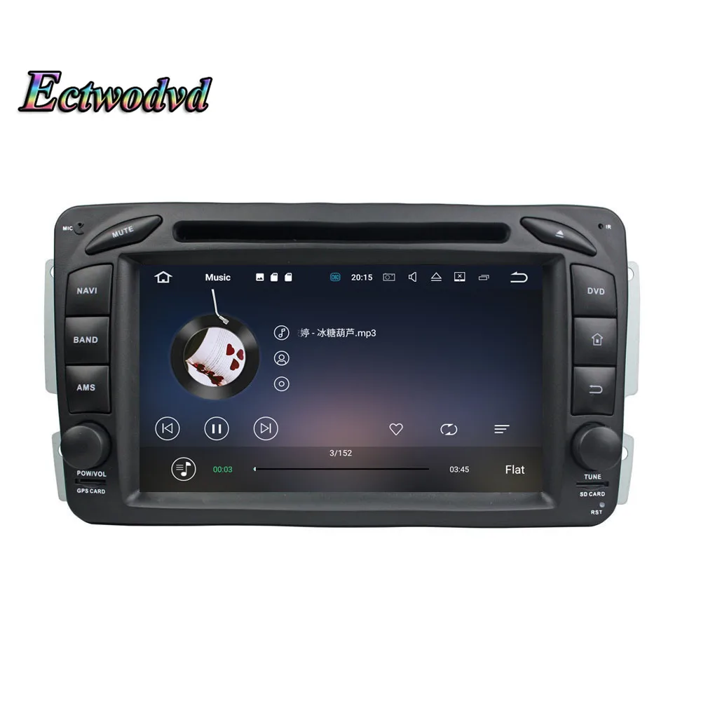 Top Ectwodvd Octa Core Android 9.0 Car Multimedia DVD Player for Benz E-Class W210 (1998-2001) for Benz A-Class W168 (1998-2001) 17